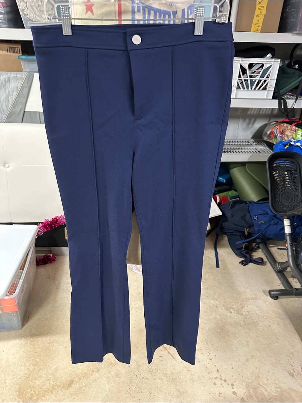 Nine West Navy Stretch Dress Pants